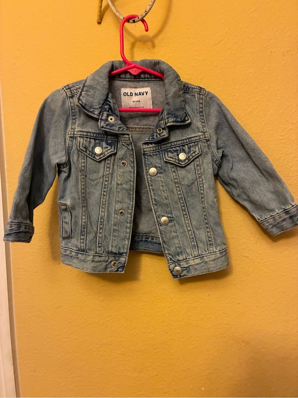 Old Navy Light Wash Denim Jacket for Kids